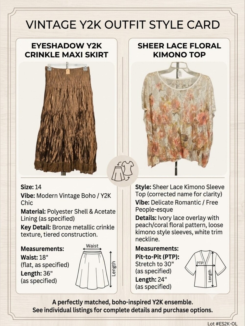 Eyeshadow Brown Crinkled Midi Skirt - Women's Casual Boho Style (Only)